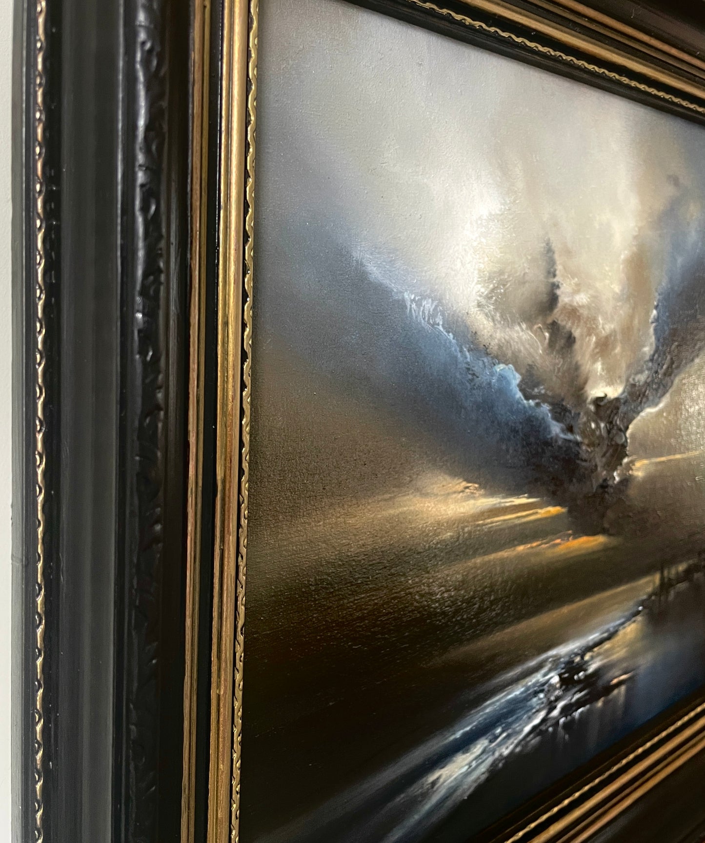 "Veles" Framed Oil Painting on Canvas