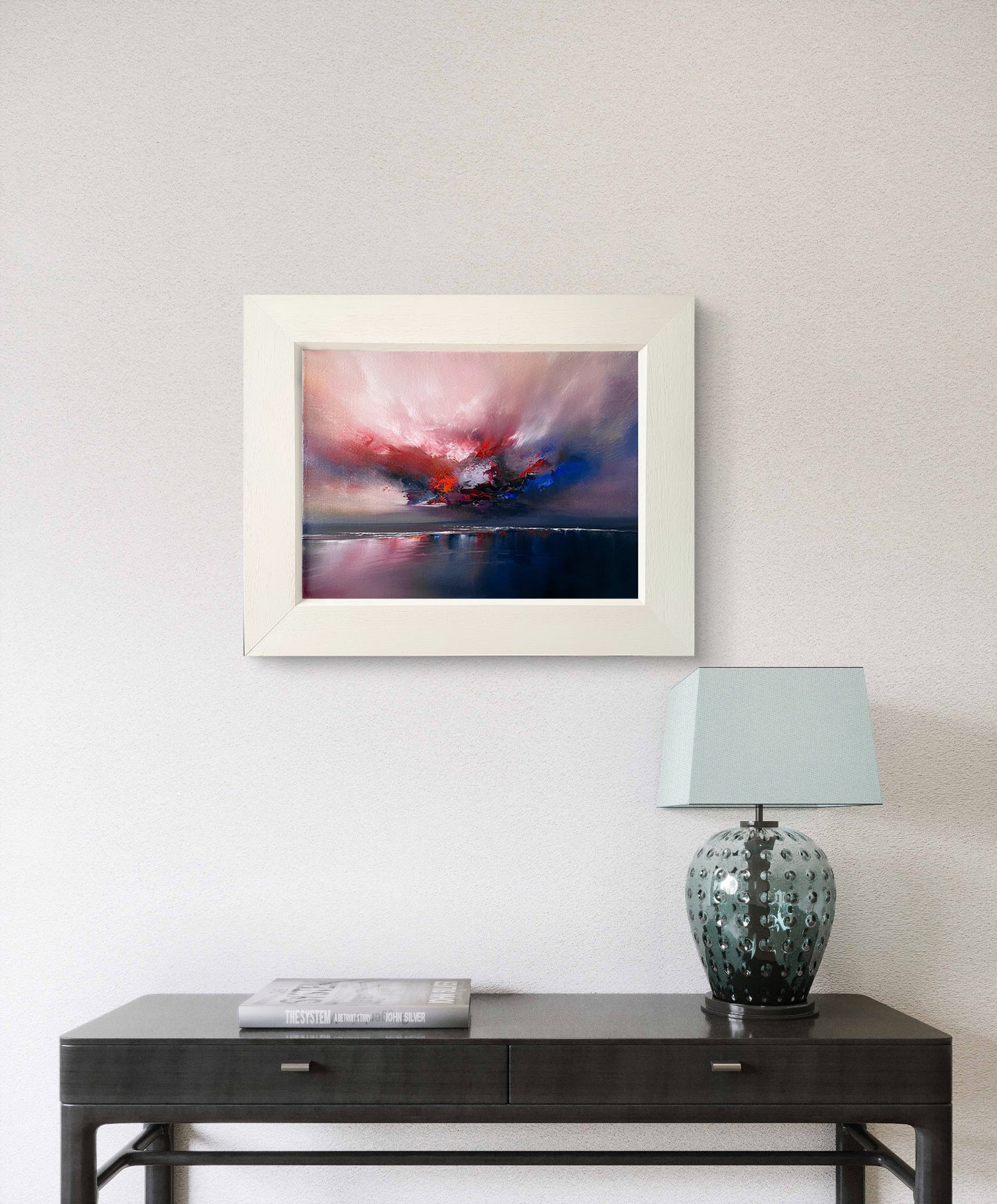 "Scarlet Dusk" Oil on Canvas