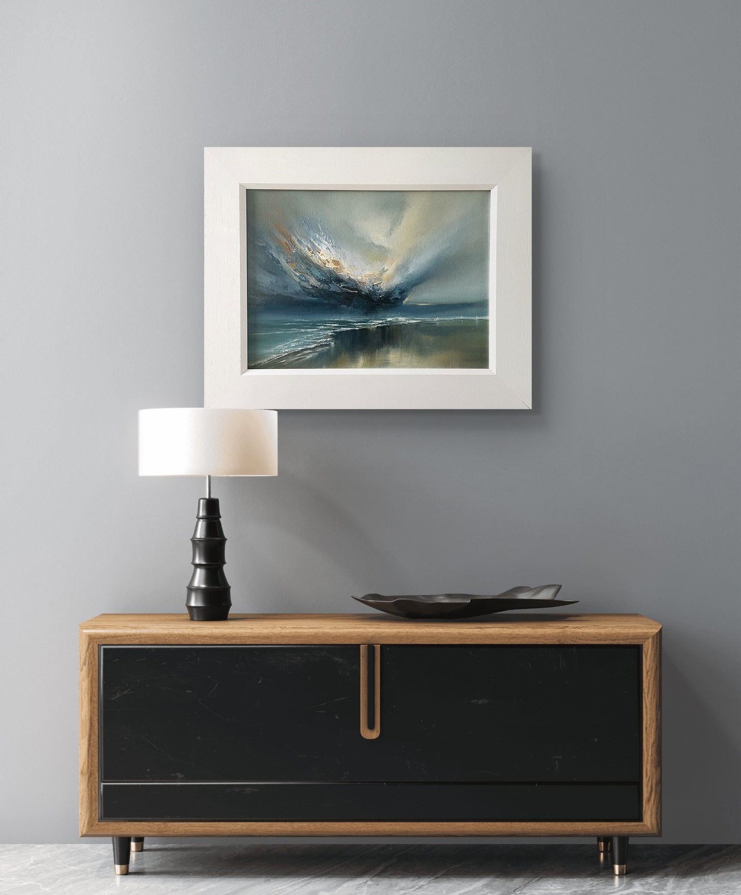 "Stormlight" Framed Oil on Canvas