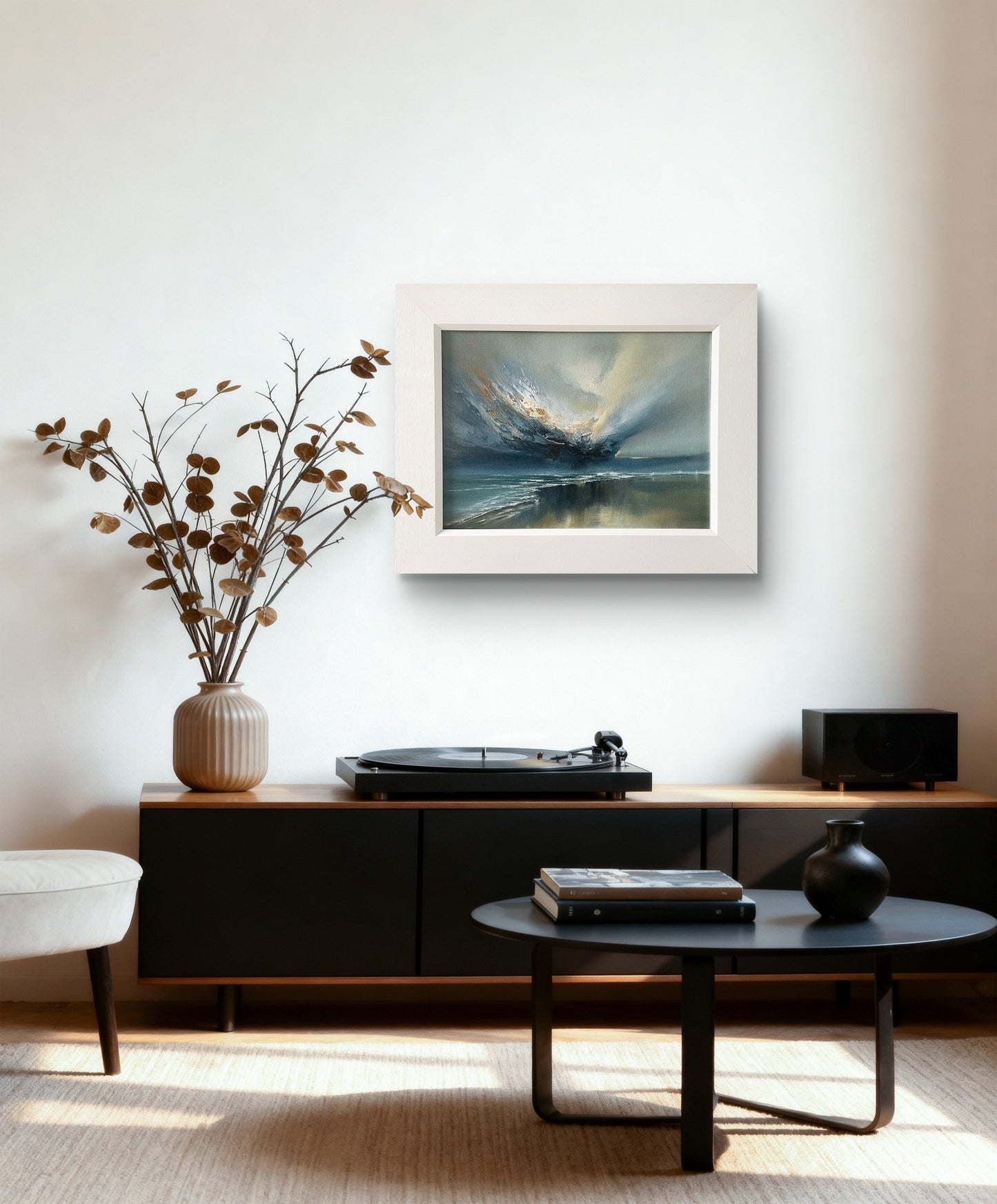 "Stormlight" Framed Oil on Canvas