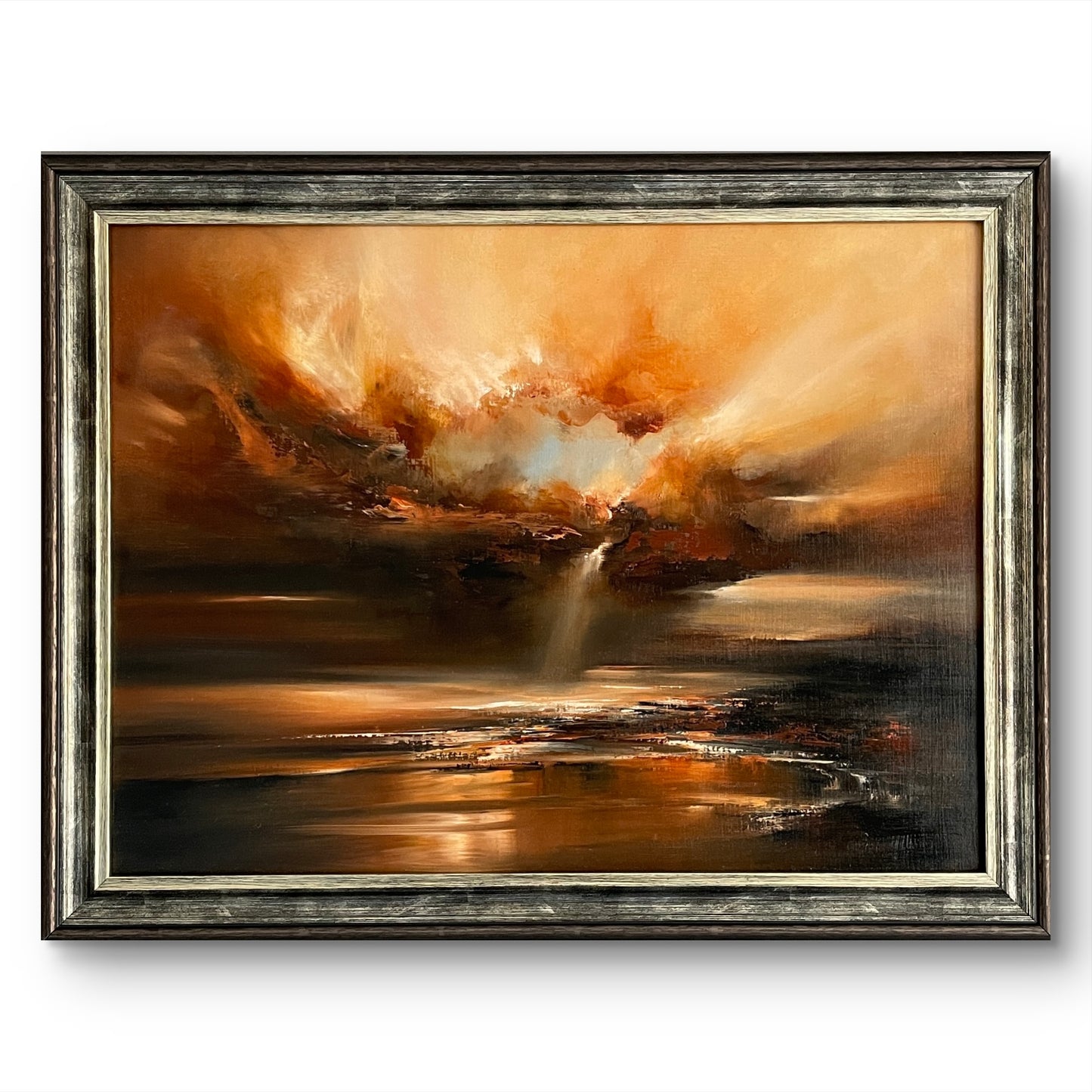 "Virell" Framed Oil on Oil Paper Pad