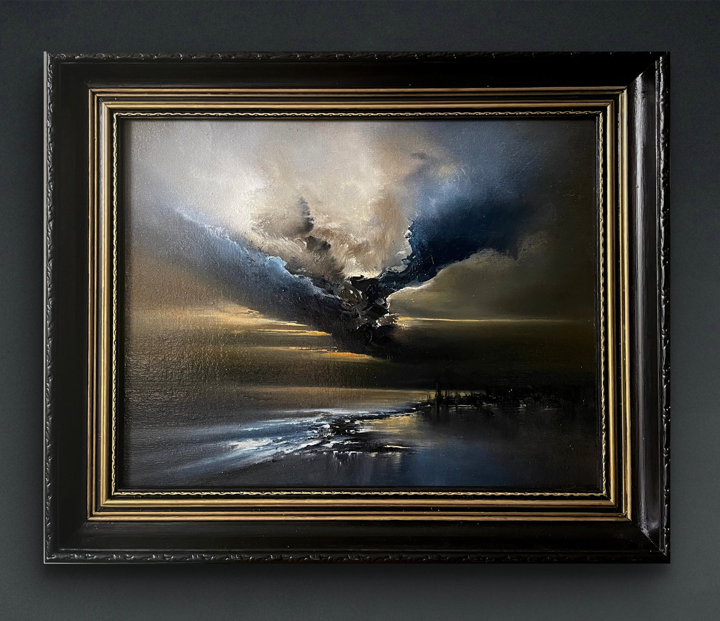 "Veles" Framed Oil Painting on Canvas