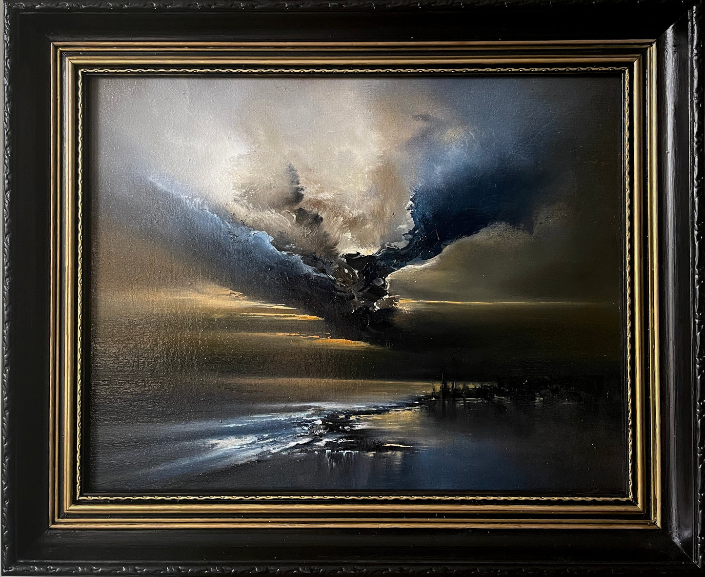"Veles" Framed Oil Painting on Canvas