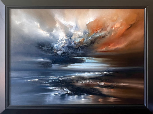 "Aetheris" Framed Oil on Canvas