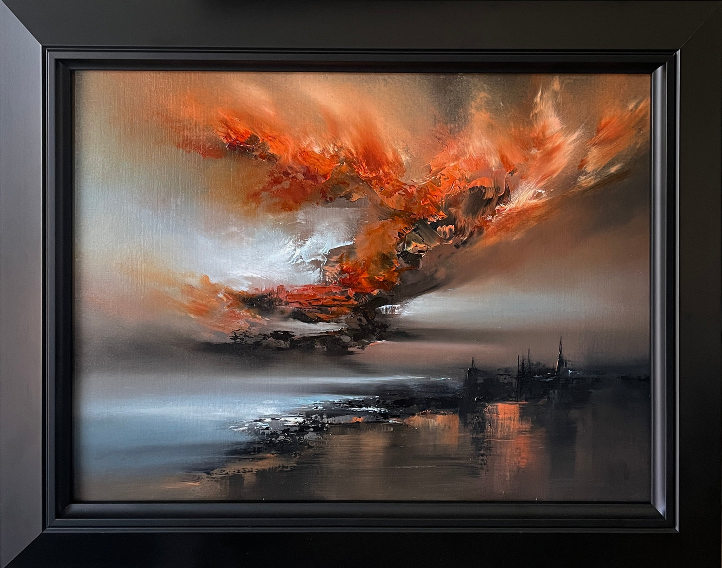 “Arcanum” Framed Oil Painting on Paper Pad