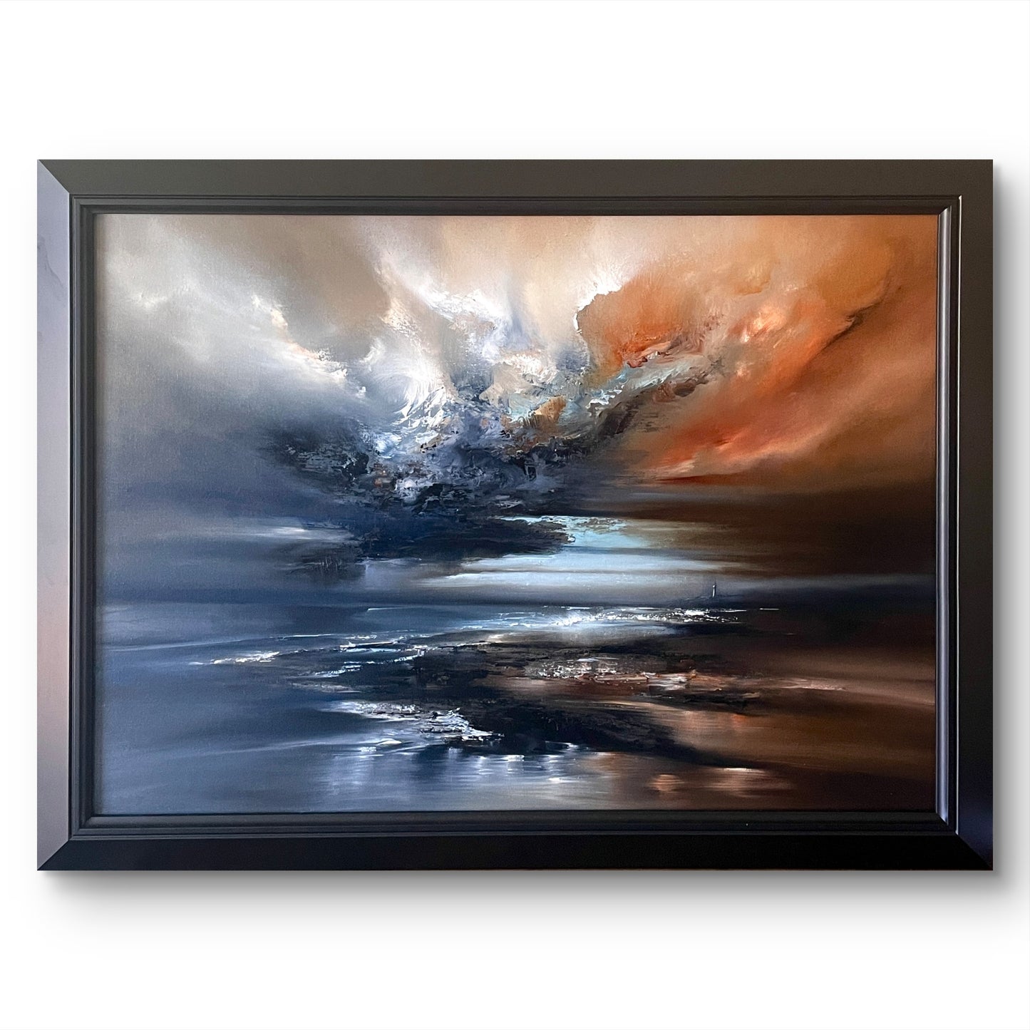 "Aetheris" Framed Oil on Canvas
