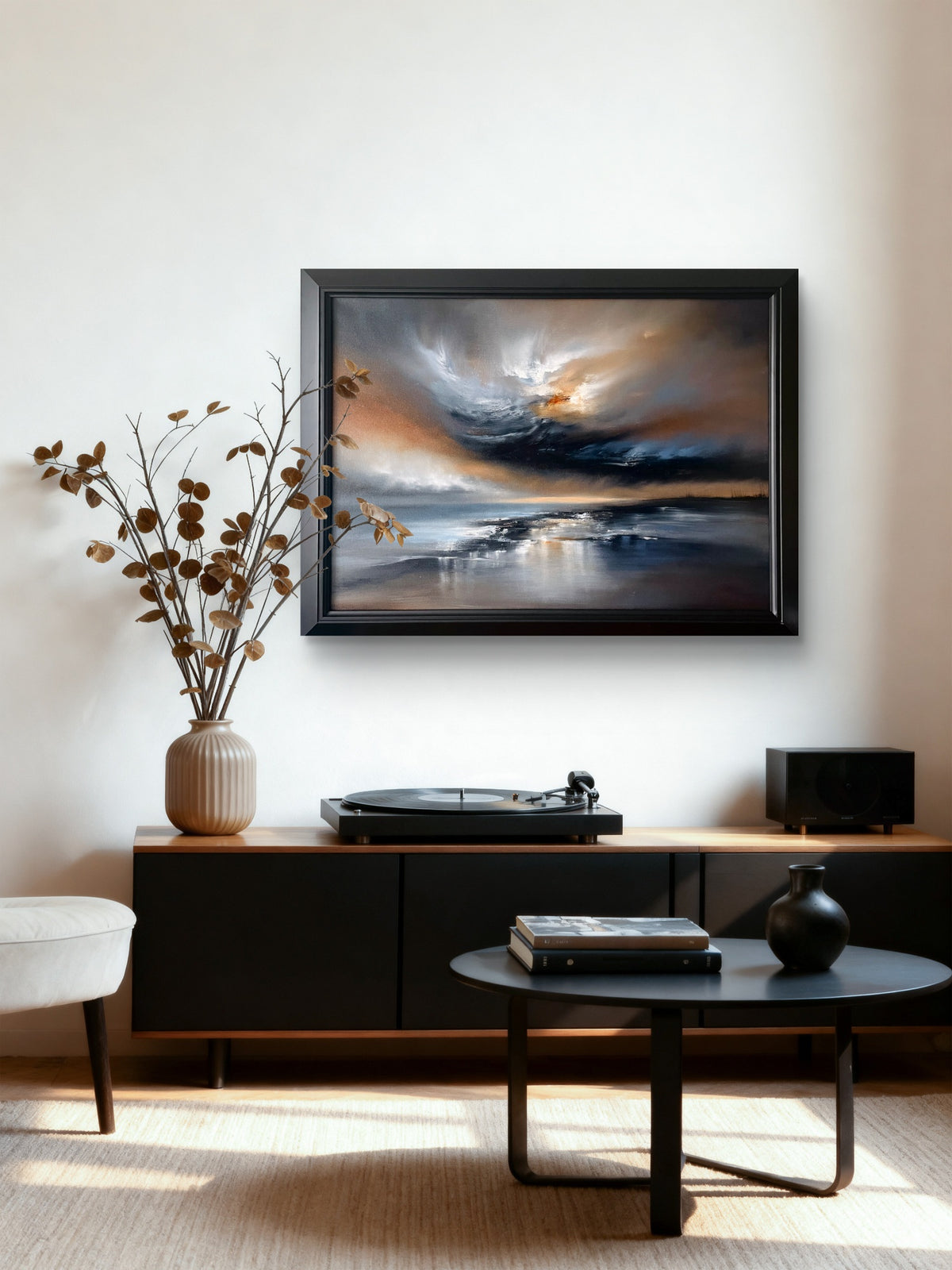 "Nexus" Framed Oil on Canvas