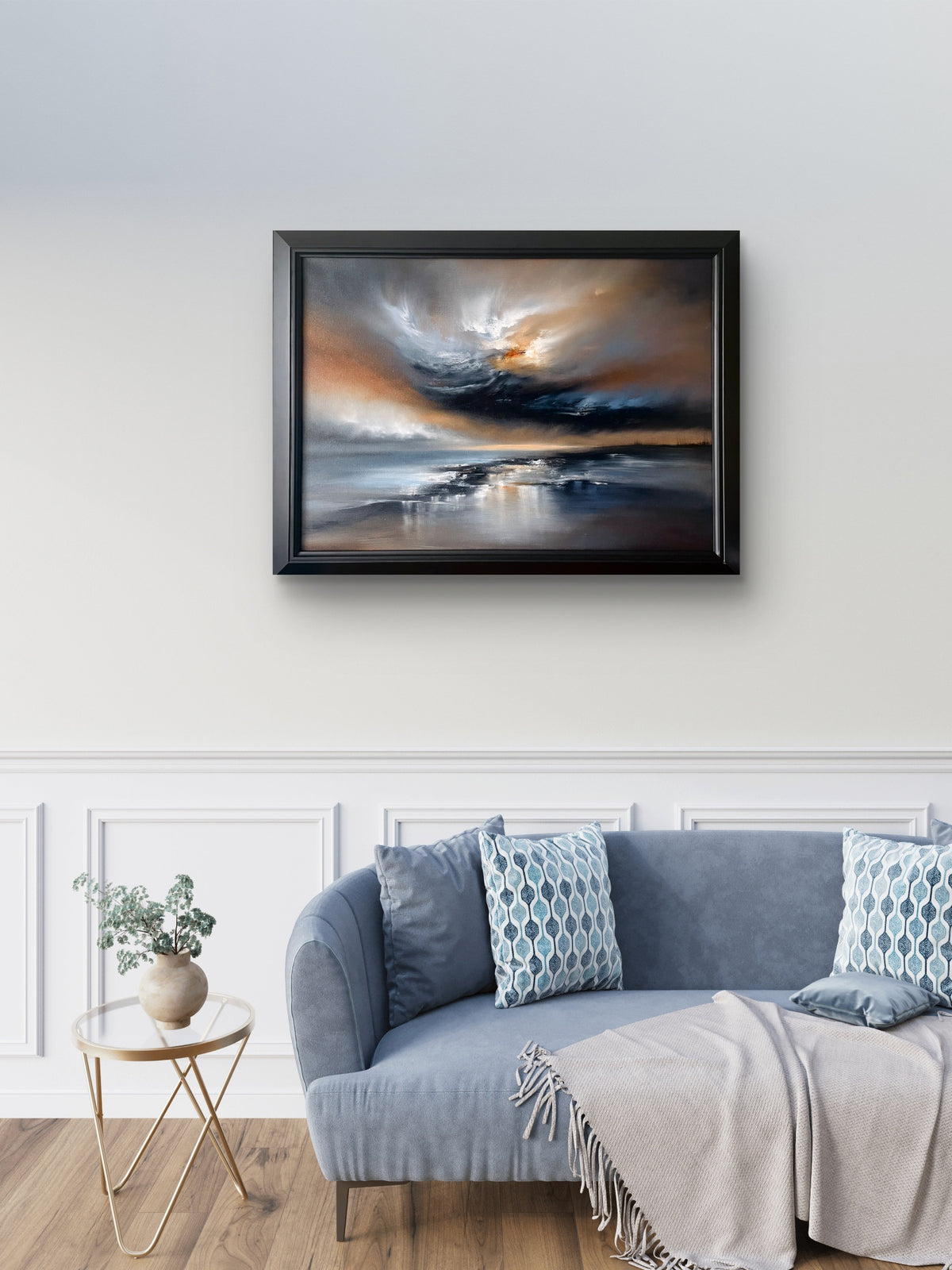 "Nexus" Framed Oil on Canvas