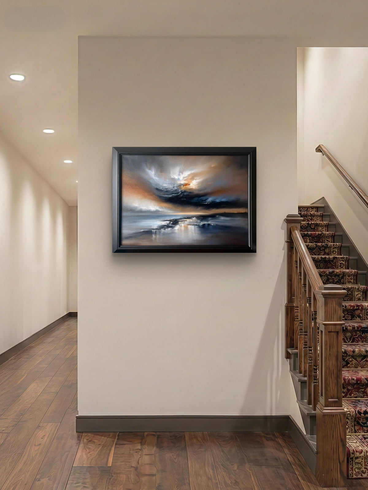 "Nexus" Framed Oil on Canvas