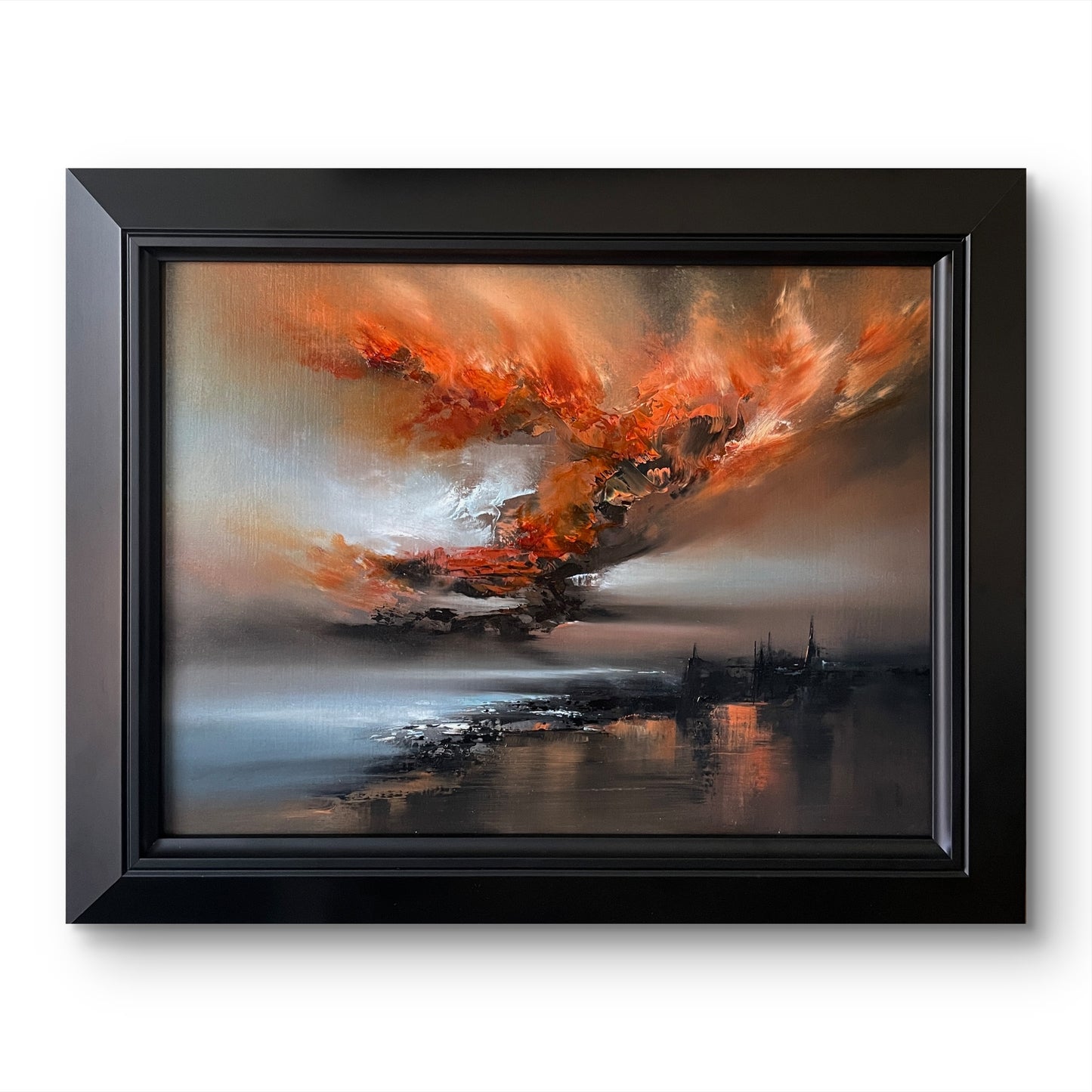 “Arcanum” Framed Oil Painting on Paper Pad