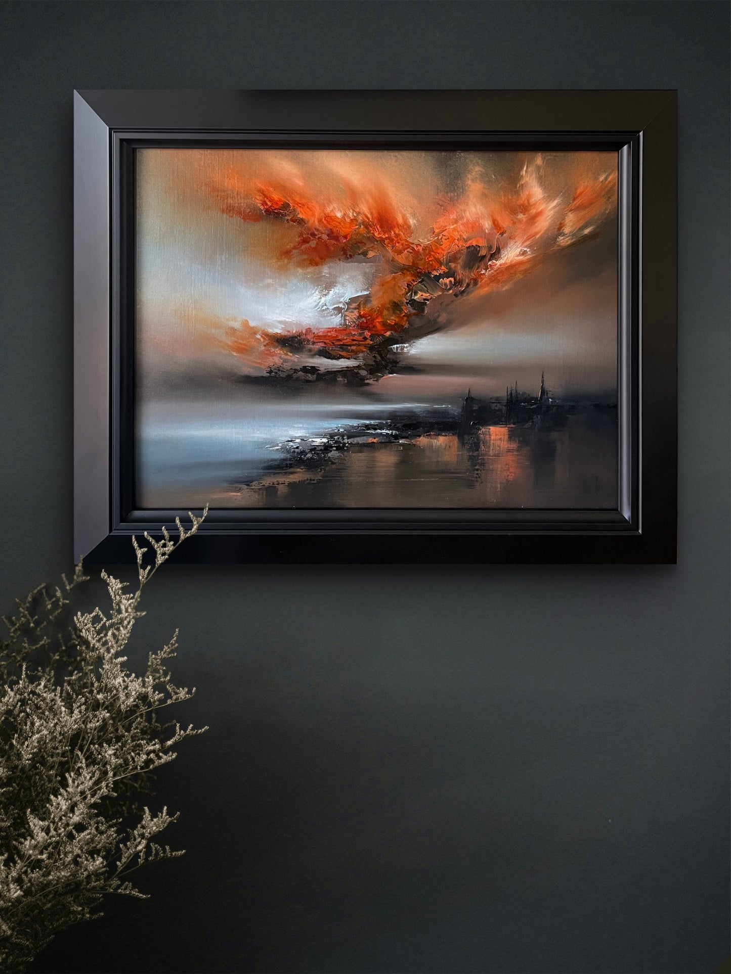 “Arcanum” Framed Oil Painting on Paper Pad