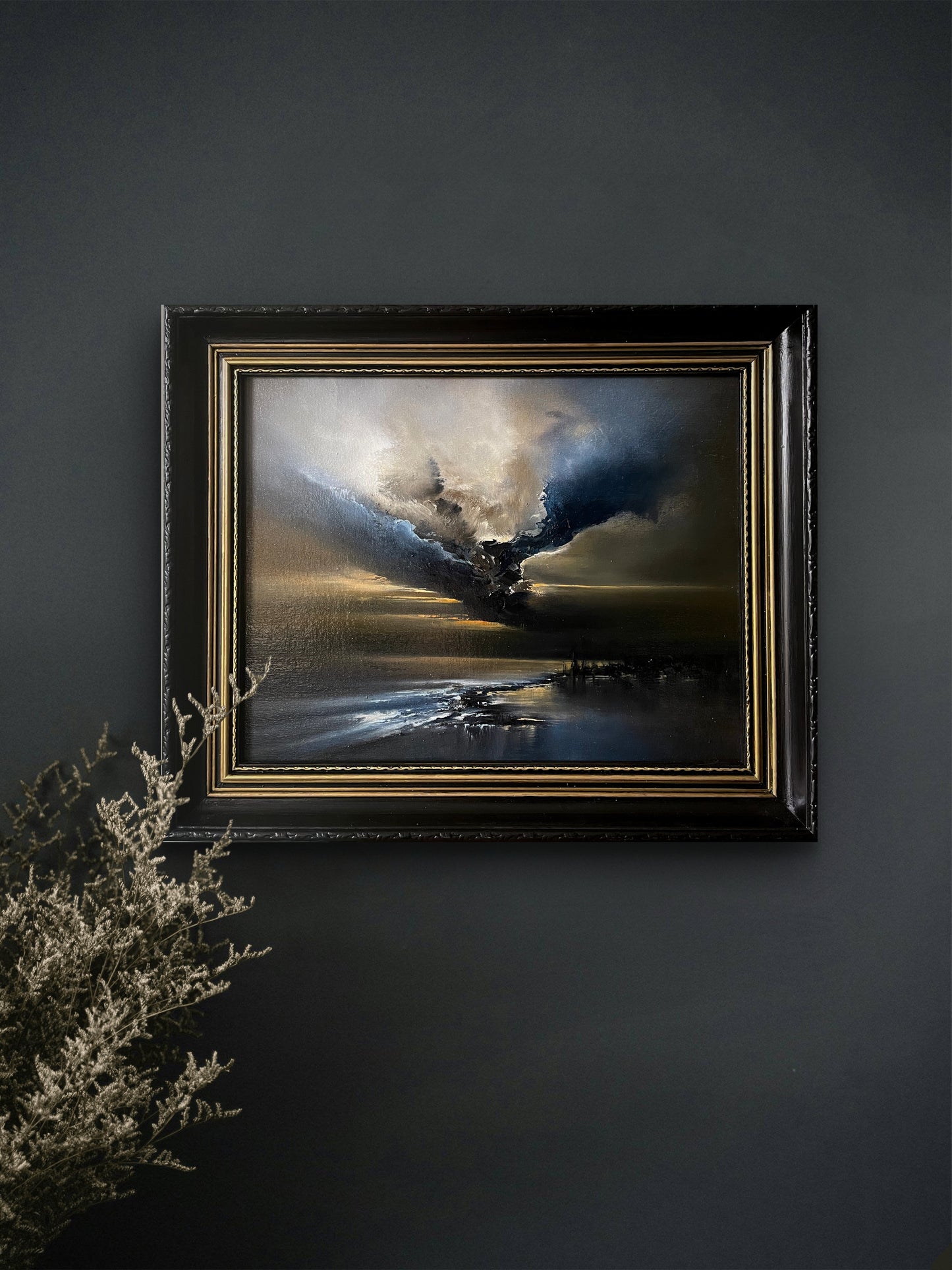 "Veles" Framed Oil Painting on Canvas