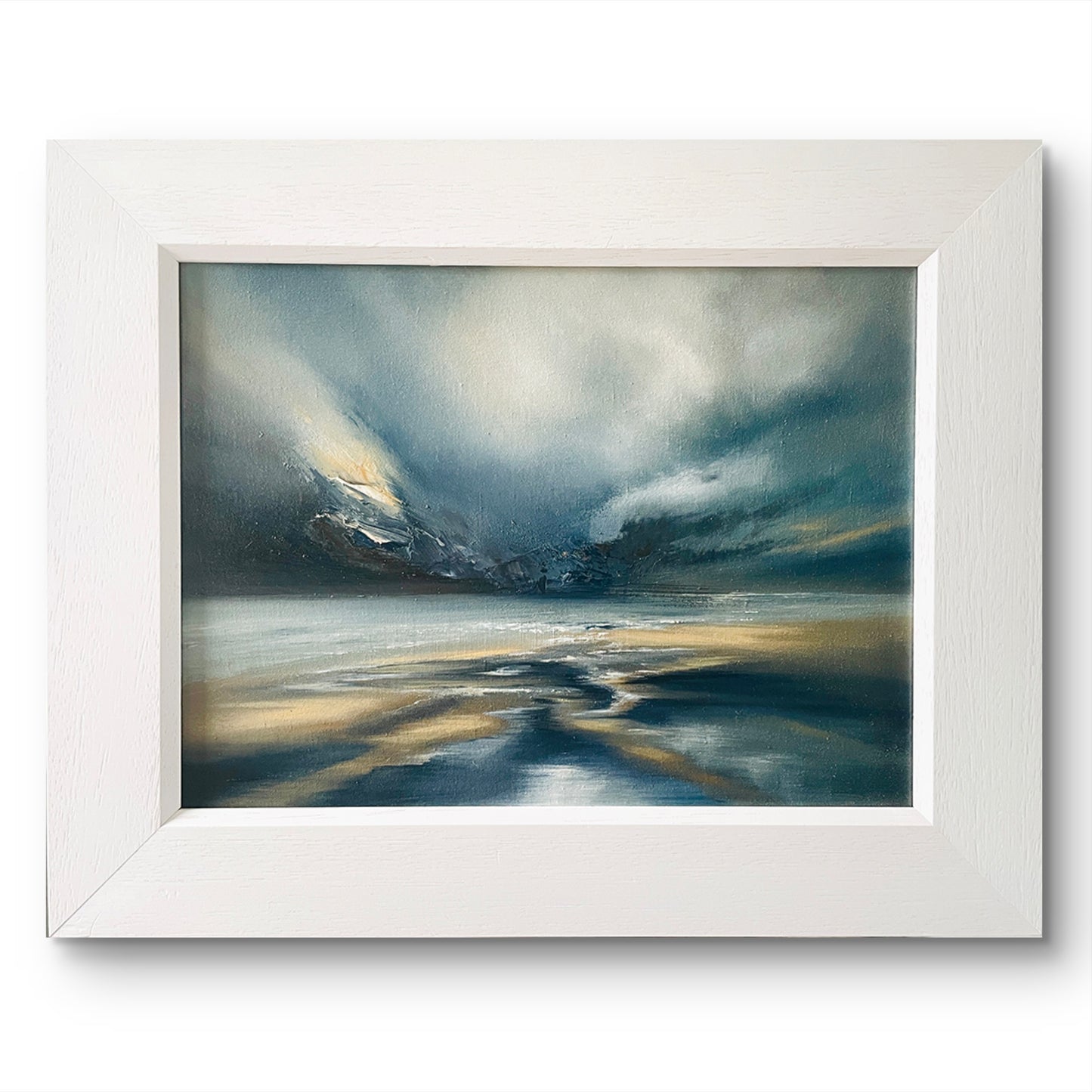 "Skirr" Framed Oil on Canvas