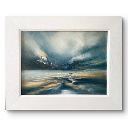 "Skirr" Framed Oil on Canvas