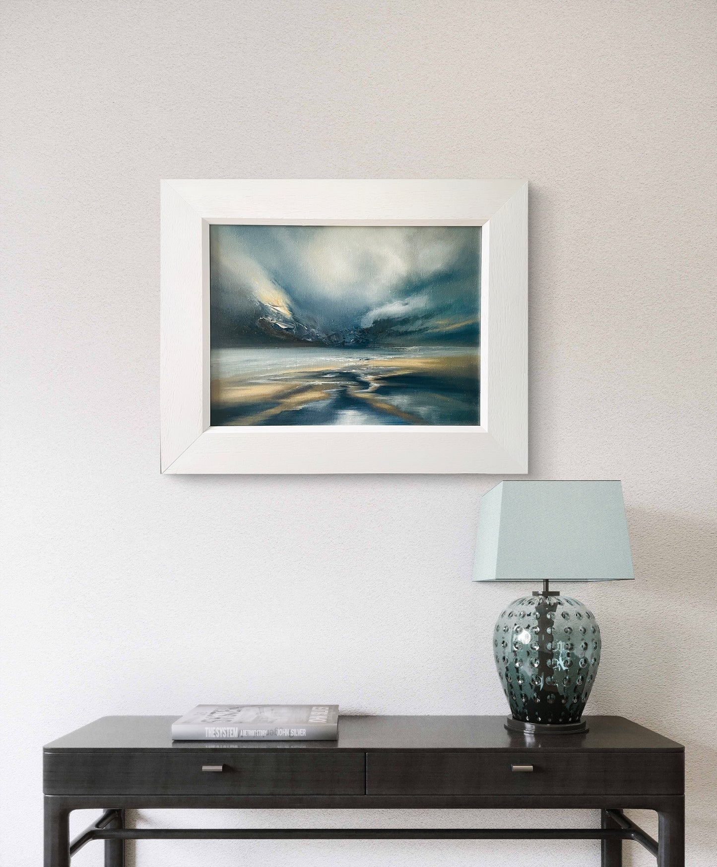 "Skirr" Framed Oil on Canvas