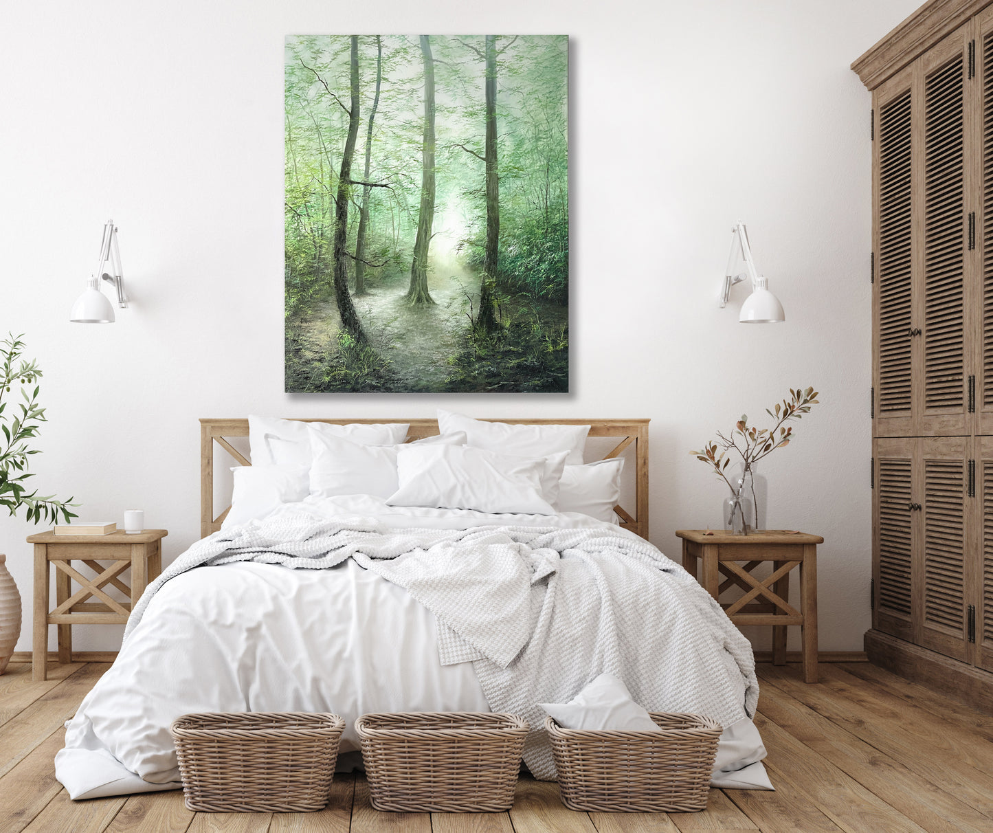 "Misty Forest" Oil on anvas